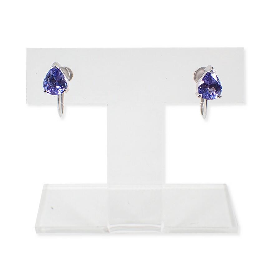 

[Used] Pt900 Tanzanite Earrings/j61-11