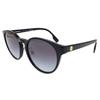 B. MONOGRAM Logo Pattern Collection Elegant Ladies Sunglasses Women's Black