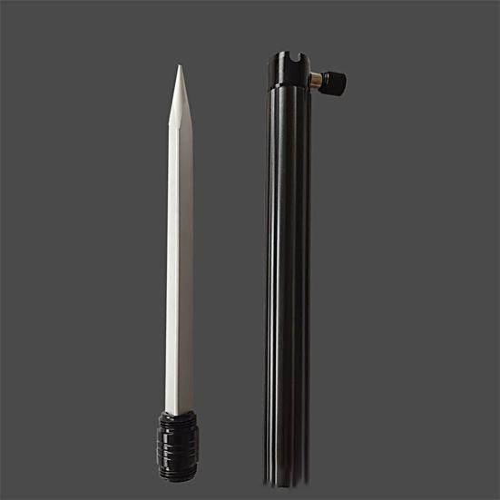 Angelrutenhalter Multifunktional Abnehmbar Hart Verschleißfest Universal Köderablage Halter Aluminiumlegierung Angelrute Bodenstütze Ständer Gestell