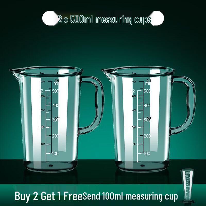 Yicheng Food-Grade Glass Measuring Cup Set with Scale