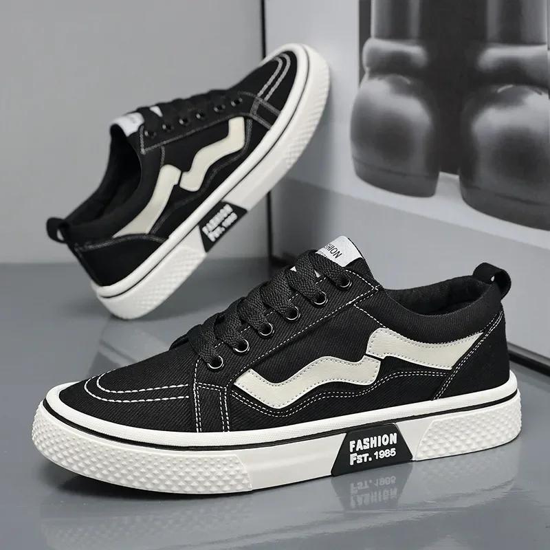 Trendy Men Canvas Shoes Breathable Mens Casual Shoes  New Non-Slip Male Sneakers Sport Skateboard Shoes Zapatillas De
