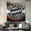 FC Bayern Munich Wall Tapestry Aesthetic Wall Hanging Printed Fabric Blanket Decorative Tapestries for Bedroom Living Room Home Decor