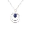 Natural Lapis Lazuli Gemstone 925 Sterling Silver Jewelry Handmade Pendant 1.65" PP-61-28