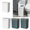 Battery Powered Waste Basket with Sensors Lid Easily Disposal Automatic Garbage Can for Cleanliness Enthusiasts