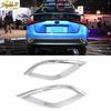 2Pcs Chrome Rear Fog Lamp Light Decor Cover Trim For Toyota Prius - Auto