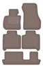 Beige Velour Floor Mats For: BMW 2 F46 7-seater (2015-2022)