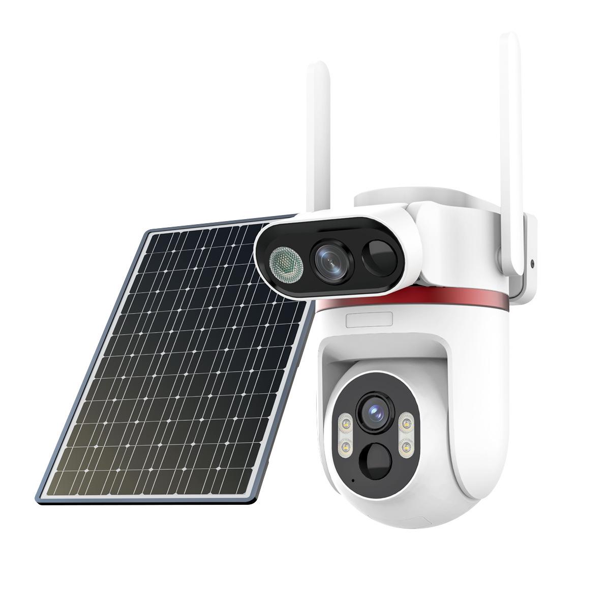 

AOV Outdoor Dual-Lens Solar 4G Camera with 24h Monitoring, HD Night Vision, No Power/Network Needed