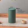 Retro Cowhide Paper Tea Can: Green & White Tea Storage Box