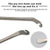 Bicycle Tire Repair Tools Cycling Portable Steel Lever Curved Cycling Tyre Lever Hooks Bike Wheel Opener Remover Accessories