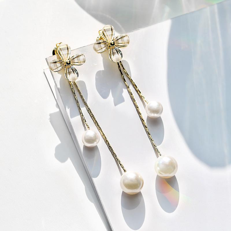 

Серьги, стильные, модные цветочные серьги, новые модные женские серьги Su 5.7cm