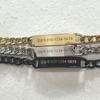 Surgical engraved dementia bracelet silver senior identification tag for dementia patients