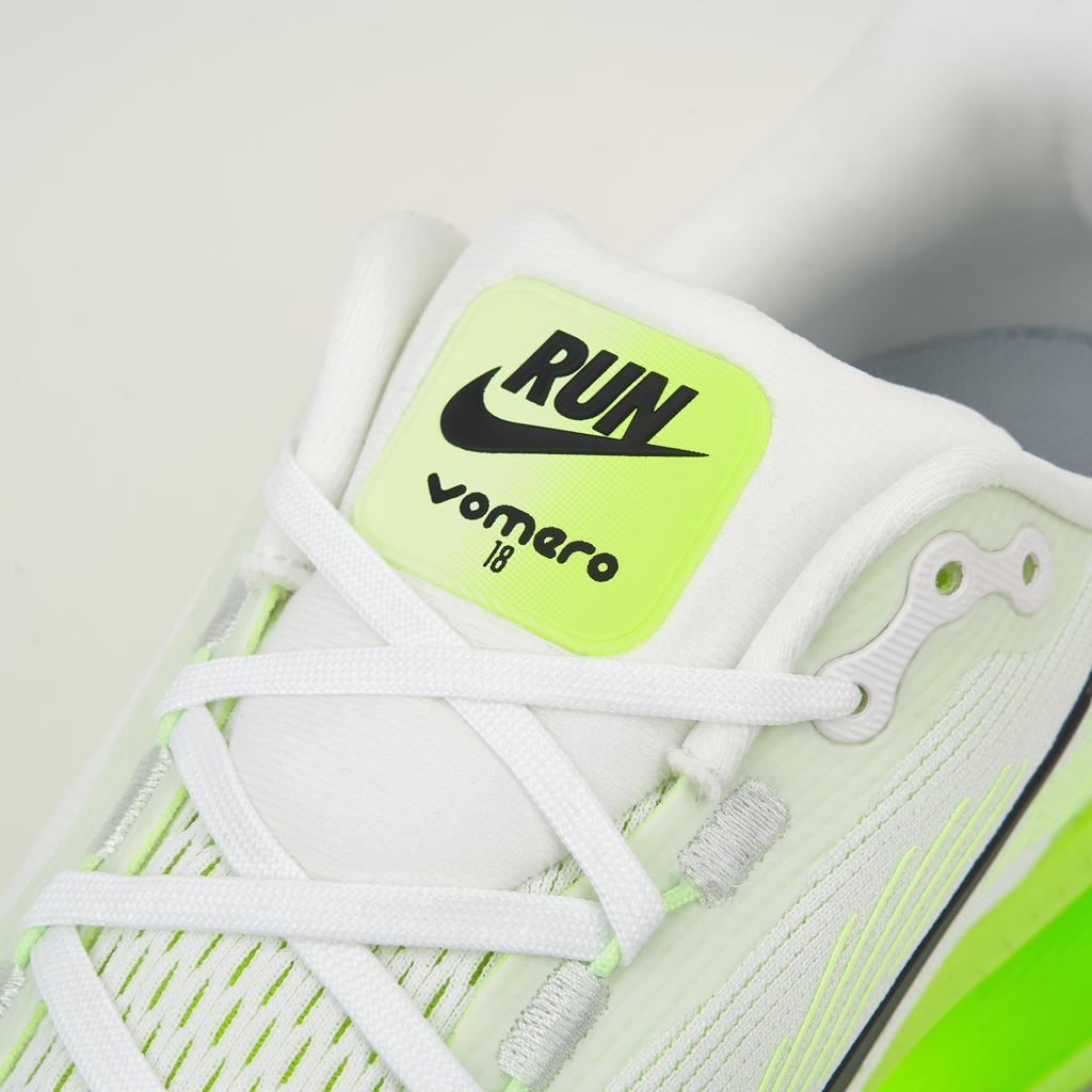 Nike Vomero 18 Electric Green Women Sneakers White Volt Black HM6804-102