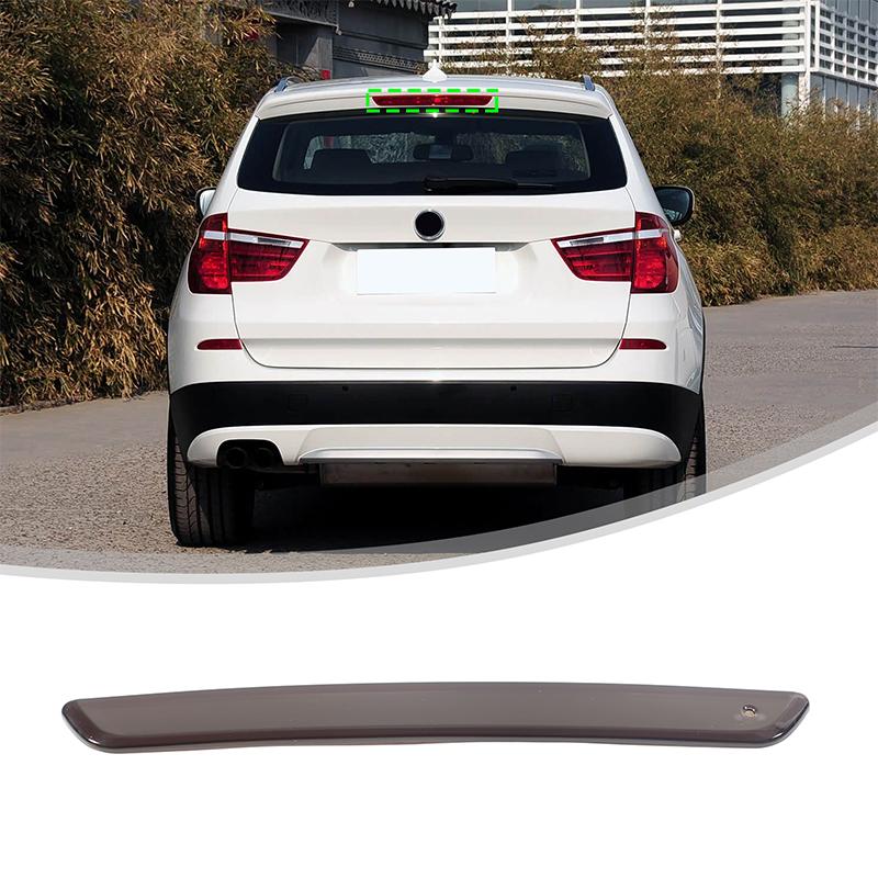 

ABS Black For BMW X3 F25 2011-2017 Car Rear Fog Light High Brake Light Signal Light Protective Cover Decorative Accessories