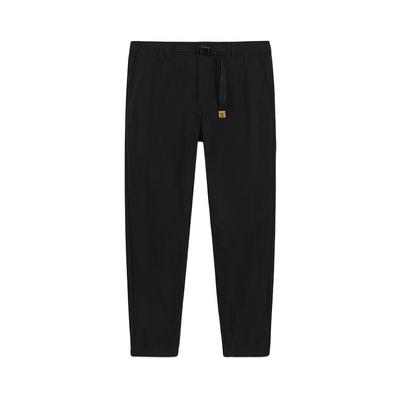 SS25 Outdoor Water-Resistant Windproof Cuffed Casual Pants Men Bottoms Black A6Y7P-001