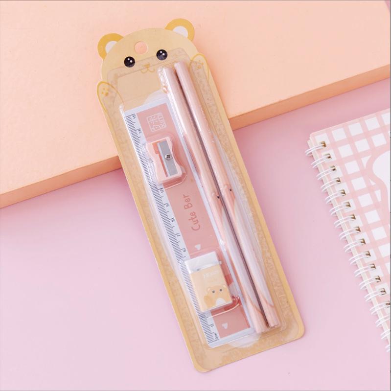 Cartoon Gift Box: Korean Stationery Set for Kindergarten & Elementary School Rewards