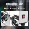 MT-50 Semi-automatic Round Bottle Labeling Machine, Adjustable Bottle Labeler 50pcs/min Label Applicator for Bottles 12-90mm