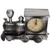 Vintage Alarm Clock Decorative Battery Operated Train Style Retro Desk Time Clock for Students Kids