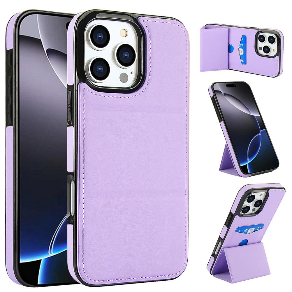 Custodia a Portafoglio Pieghevole Magnetica in Pelle con Slot per Carte di Credito per iPhone 16e 16 Pro Max 15 Pro 14 + 13 12 11 XR XS X 8 Plus 7 Cover