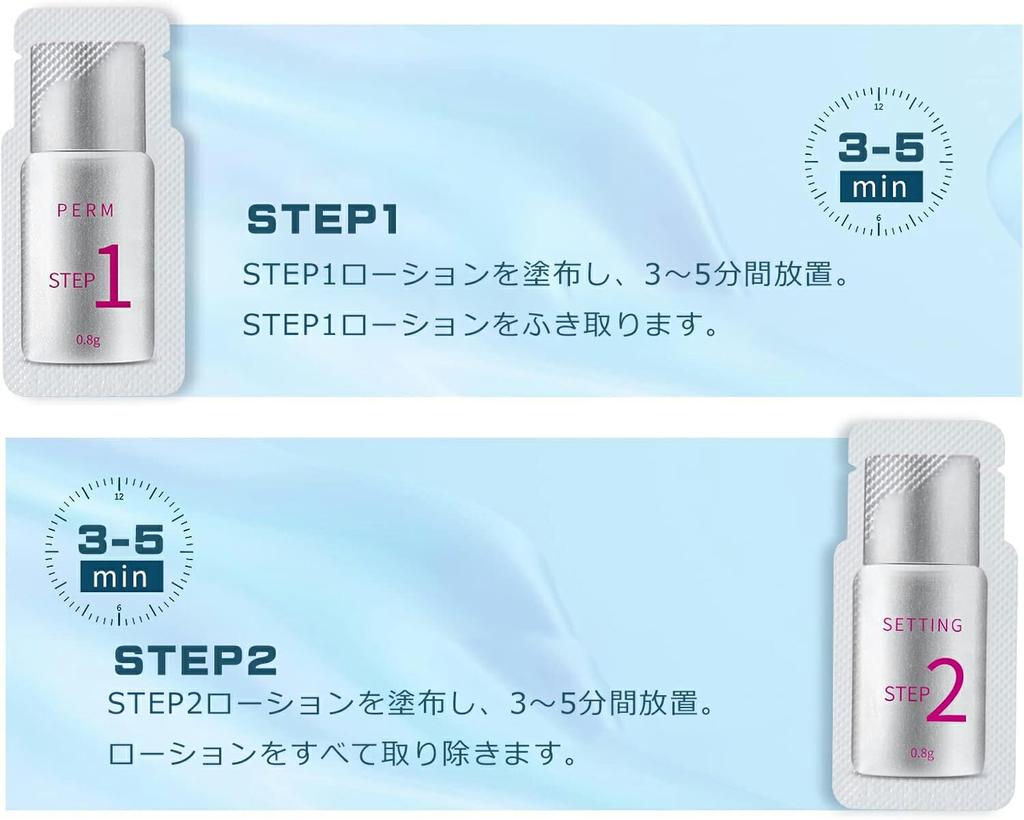 10 Sets [Individually Packaged Eyelash Perm Solution - Solution 1 & 2 Set] Self-Use, Individually Packaged, Single-Use, for Rod-Type and Clip-Type
