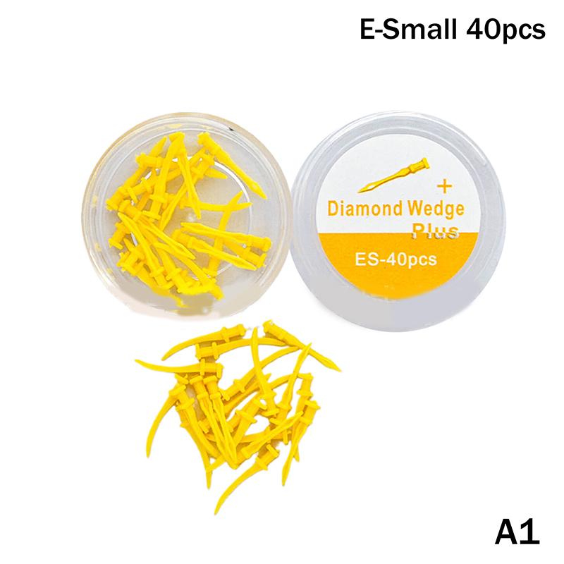 

Одноразові зубні клини для щілин 5 розмірів Запечатування діастеми щілини між зубами Композитний клин Медичні аксесуари для догляду за ротовою порожниною Ендодонтія Матриця A1