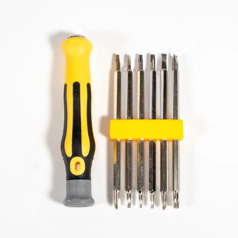 8-in-1 Portable Screwdriver Set with Torx, Triangle, and Unique Bits for Mobile Phone Disassembly