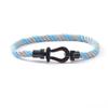 European and American Stainless Steel Nylon Rope Hand Rope Men and Women Couple Casual Trendy Color