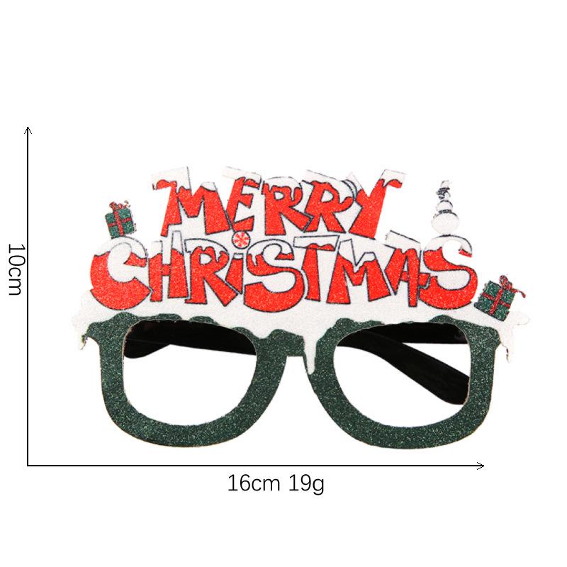 Festive Headband Eyeglass Frames: Christmas, Halloween, Valentine's Day & Party Glasses with Santa Claus Design