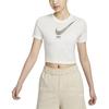 New Nike Crop Tops Women's Sail White DZ3750-133
