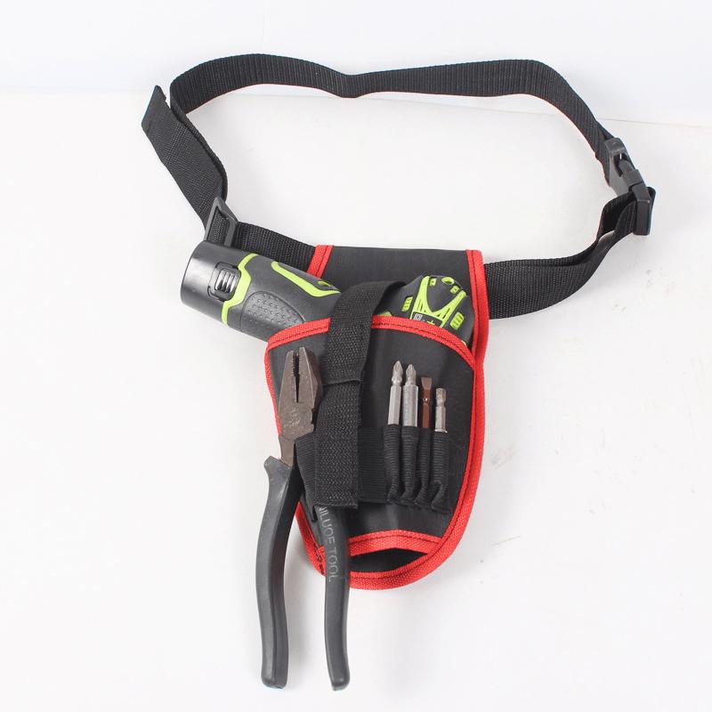 Effortlessly Carry Your Tools Anywhere - Adjustable Waist Belt and Waterproof Material Make This Cordless Drill Tool Bag Your Perfect Companion