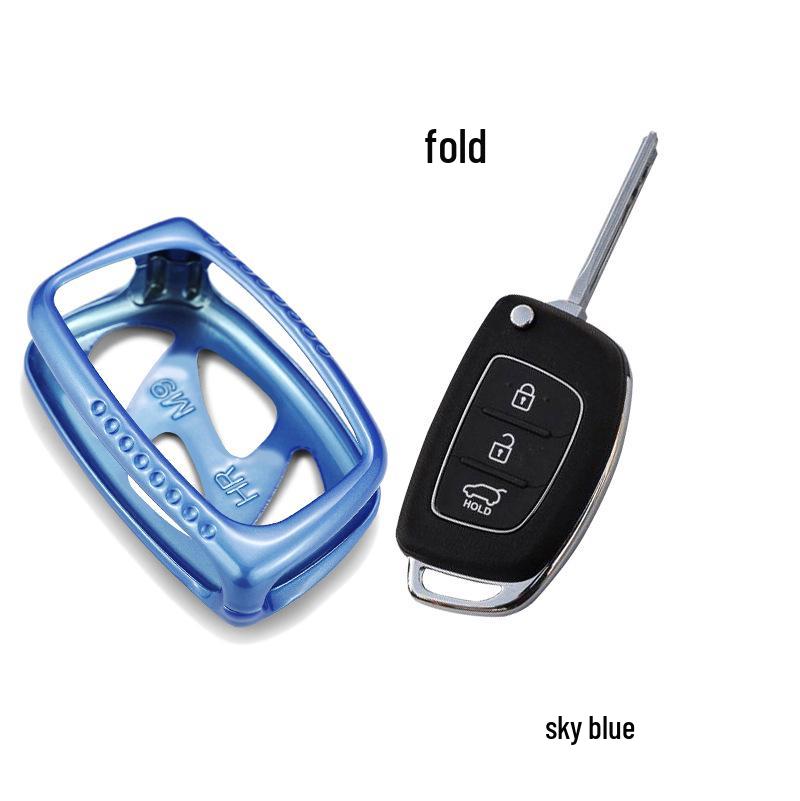 Compatible Hyundai Key Case for IX35, Elantra, Mistra, Reina, IX25, Verna, Santa Fe, Lafesta, Sonata