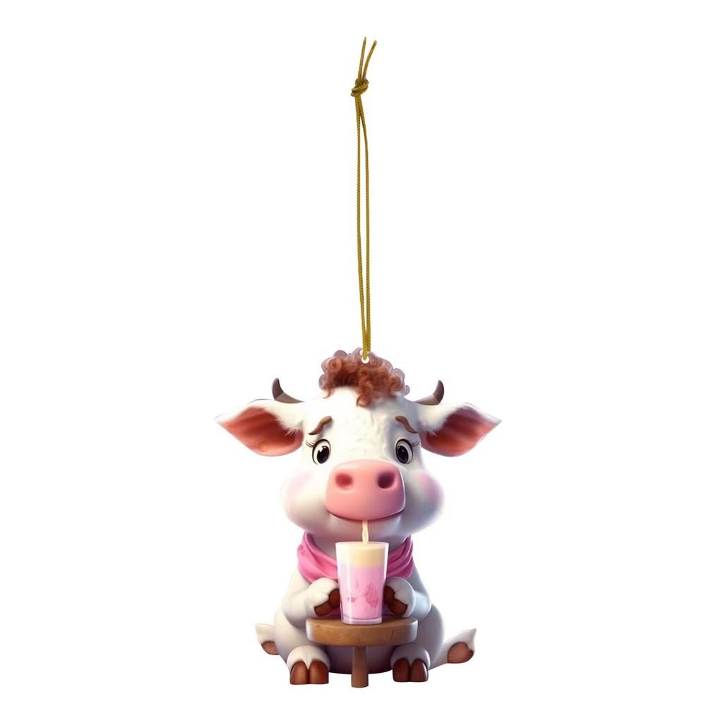 Delightful Animal Acrylic Hanging Decor Perfect For Christmas Trees And Car Styling Interior