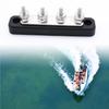 Bus Bar 4 Point Power 4x5mm Buses Bars Distribution Metal Cable Repairing Maintain for Trucks RVs Boats Coaches Car Marine