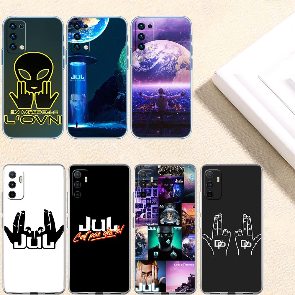 RE41 Julien Mari Jul Transparent Phone Case for Motorola Moto G7 G8 G9 G84 G85 G73 G24 G15 Z2 Play Power Plus