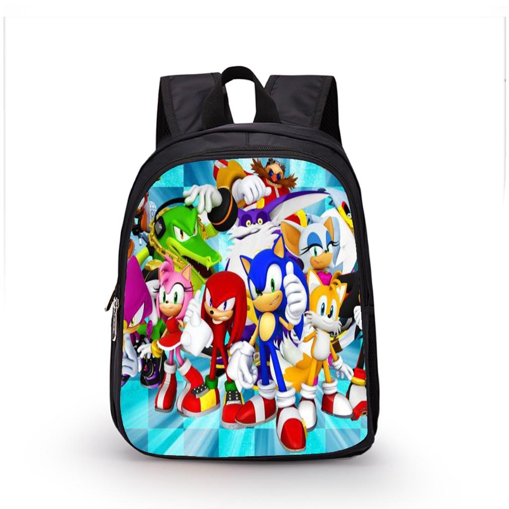 Sonic Schülerrucksack Große Kapazität Wasserdicht und Verschleißfest Kinderrucksack