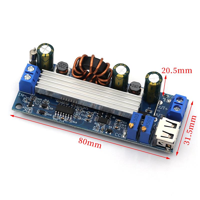 1/5/10Pcs DC DC Boost Converter 2-24V to 3-30V 4A 80W CC CV Regulated Power Supply Module 3.7V 6V 9V 12V USB
