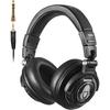 Talomen TI660X Professional Over-Ear Headphones Wired 50mm Drivers Noise Isolation Folding Design Black