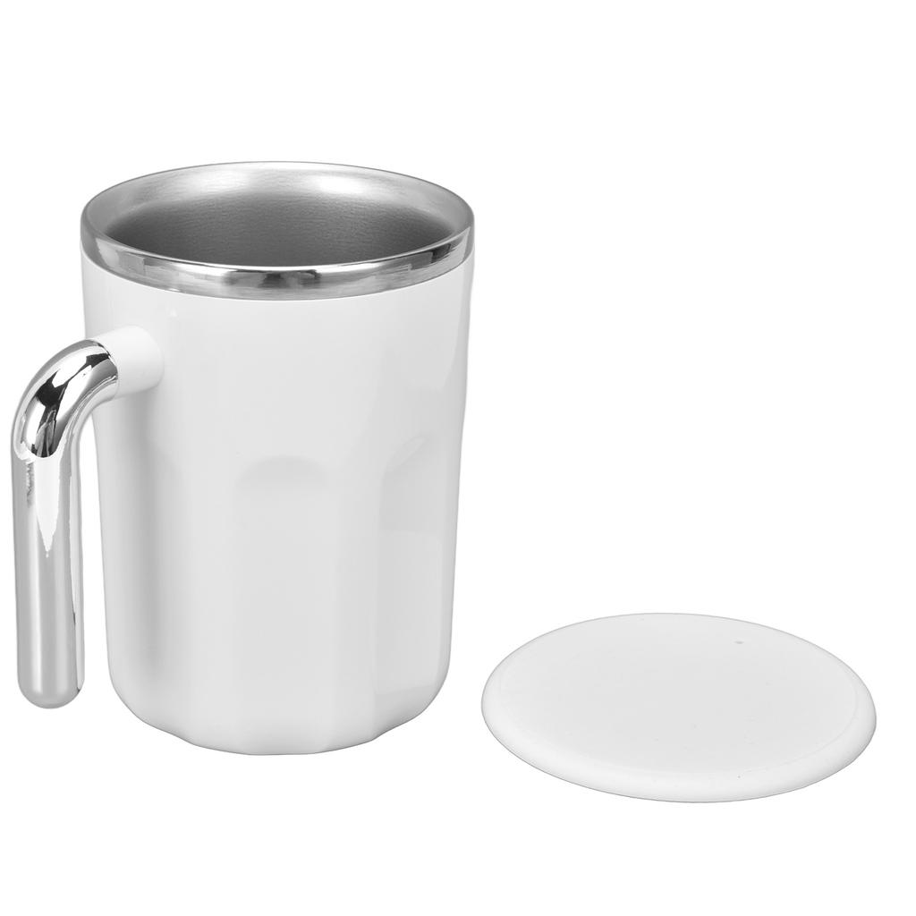 Self Stirring Coffee Mug 360ml Temperature Difference Auto Stirring Stainless Steel Cup with Lid