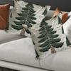 Yousheng 2Pcs Christmas Tree Pillow Cover 18" X 18" Festive Decor Pillowcase Washable Throw Pillow Cover with Hidden Zipper for Sofa Couch Chair Bed