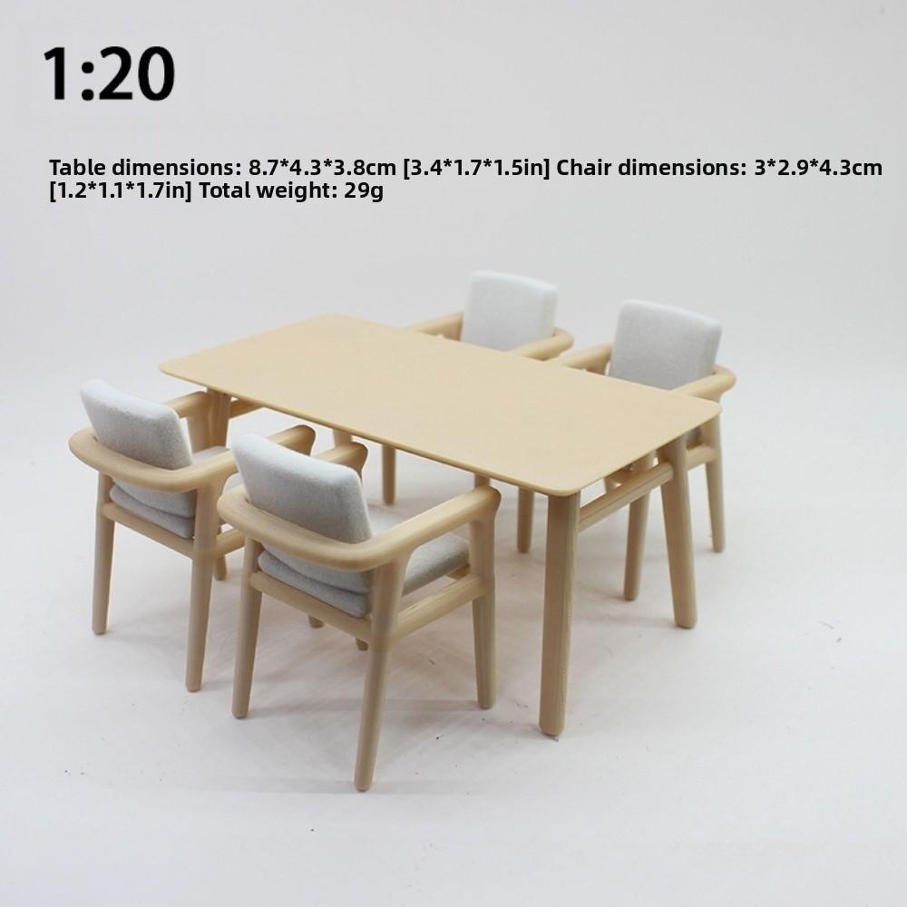 Multistyles Dollhouse Table PLA Dollhouse Decoration Scene New Miniature Furniture Set