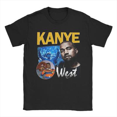 Kanye West Unisex T Shirt Cool Tees Short Sleeve Round Collar TShirts Cotton Printed Tops