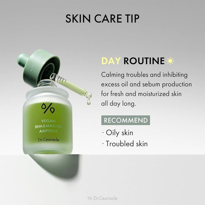 Dr.Ceuracle Vegansk BHA & Matcha Ampulle 30ml