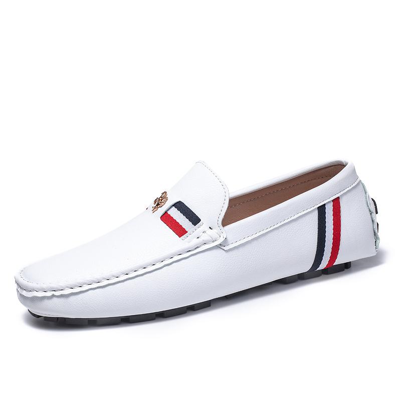 YRZL Loafers Men Casual PU Leather Loafers Mens Shoes Italian Comfortable Moccasins Luxury Formal Slip On Driving Shoes for Man