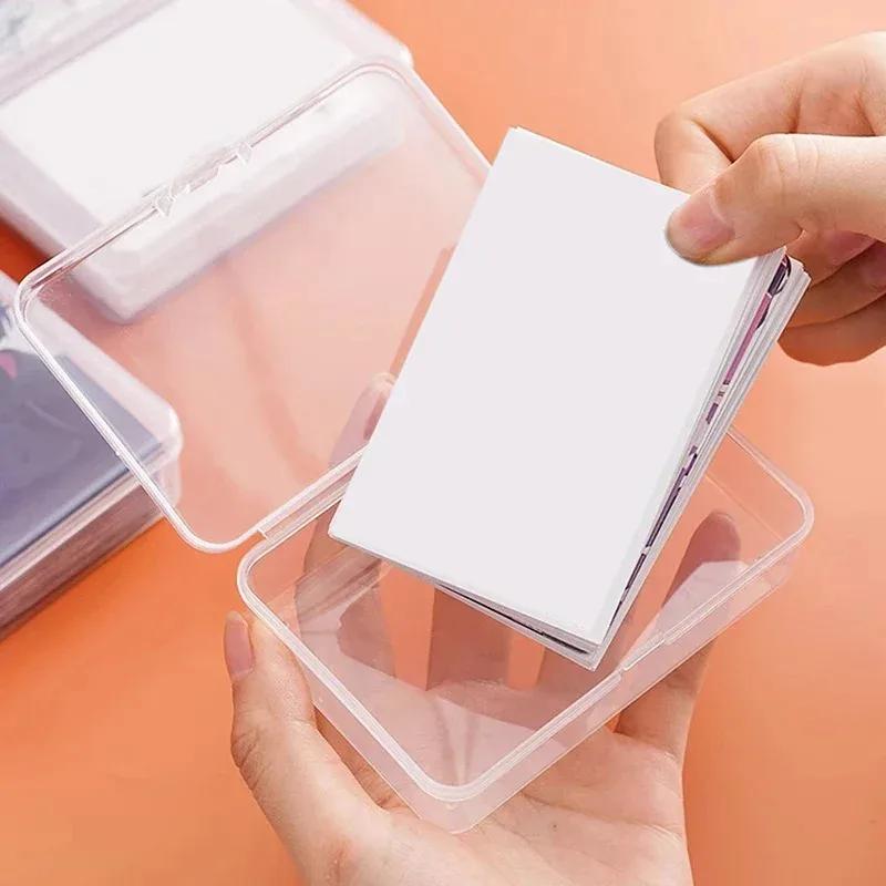 5pcs Transparent Plastic Boxes Playing Cards Container Storage Case Packing Poker Game Card Box Board Games Card Organizer Box