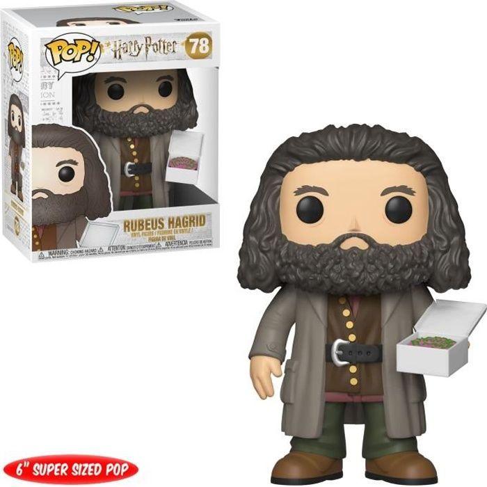Figurine Funko Pop! Harry Potter : Hagrid avec Gâteau - 14 cm