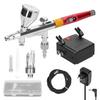 Multi-purpose Professional 0.3mm Airbrush Air Compressor Kit 20-35PSI Airbrush Pen Air Pump Set for Model Making DIY Art Paintin