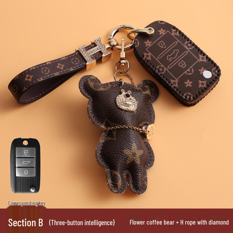 MG 6 Car Key Cover for 21 Models: Stylish Shell and Bag for MG 5, ZS, HS, Roewe GS, and MG6