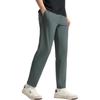FILA Blue Series Simple Basic Cool Feel Straight Leg Woven Casual Pants Men bottoms Seasonal-Gray F11M522802F-DY