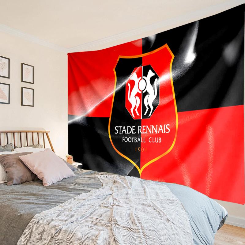 Stade Fc Emblem Tapestry, Unique Design Tapestry, Wall Decor for Bedroom,Livingroom, Playroom,Heartwarming Fan Holiday Gifts