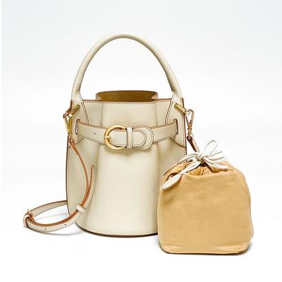 Geantă minimalistă nouă pentru femei, geantă de mână, geantă pentru mamă, design de geantă tip găleată din piele naturală, geantă crossbody cu un umăr, de înaltă calitate