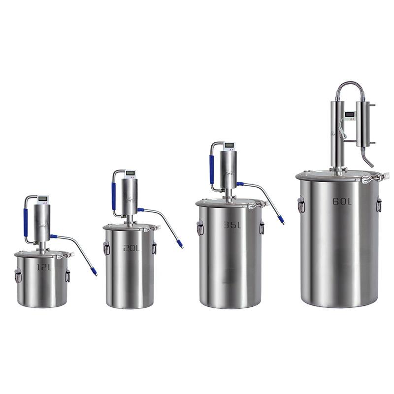 12L/20L/30L304 Stainless Steel Distiller Home Brewing Kit Moonlight Brewing Boiler Water Distiller Alcohol Distiller Stainless Steel Brewing Equipment